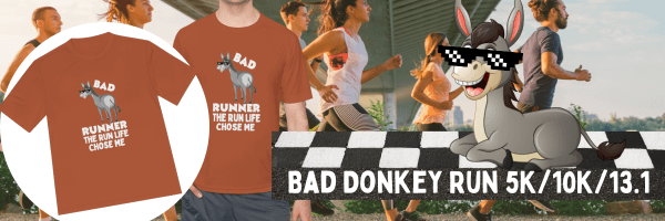Bad Donkey Run 5K/10K/13.1 HOUSTON registration logo